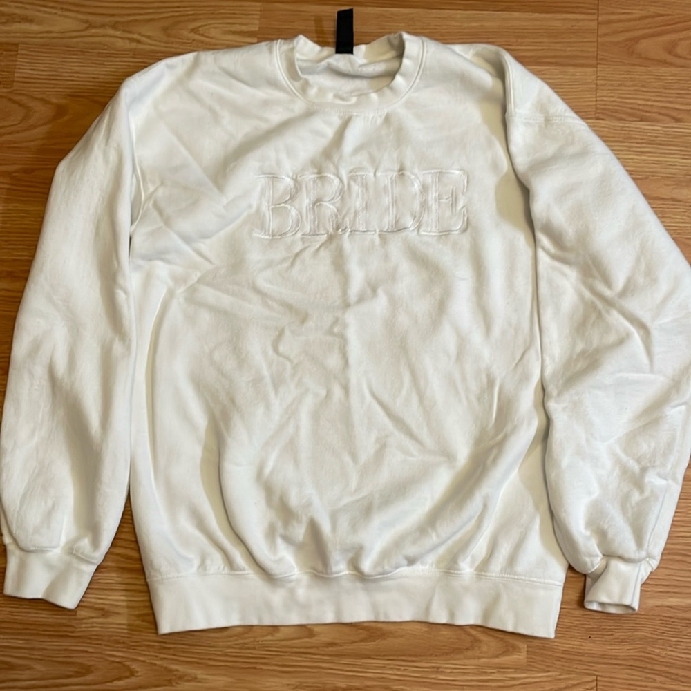 BRIDE embroidered sweatshirt